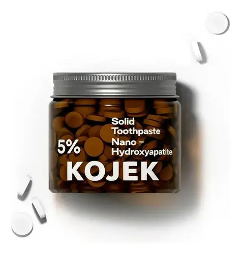 KOJEK Comprimés de dentifrice à 5 % d'hydroxyapatite